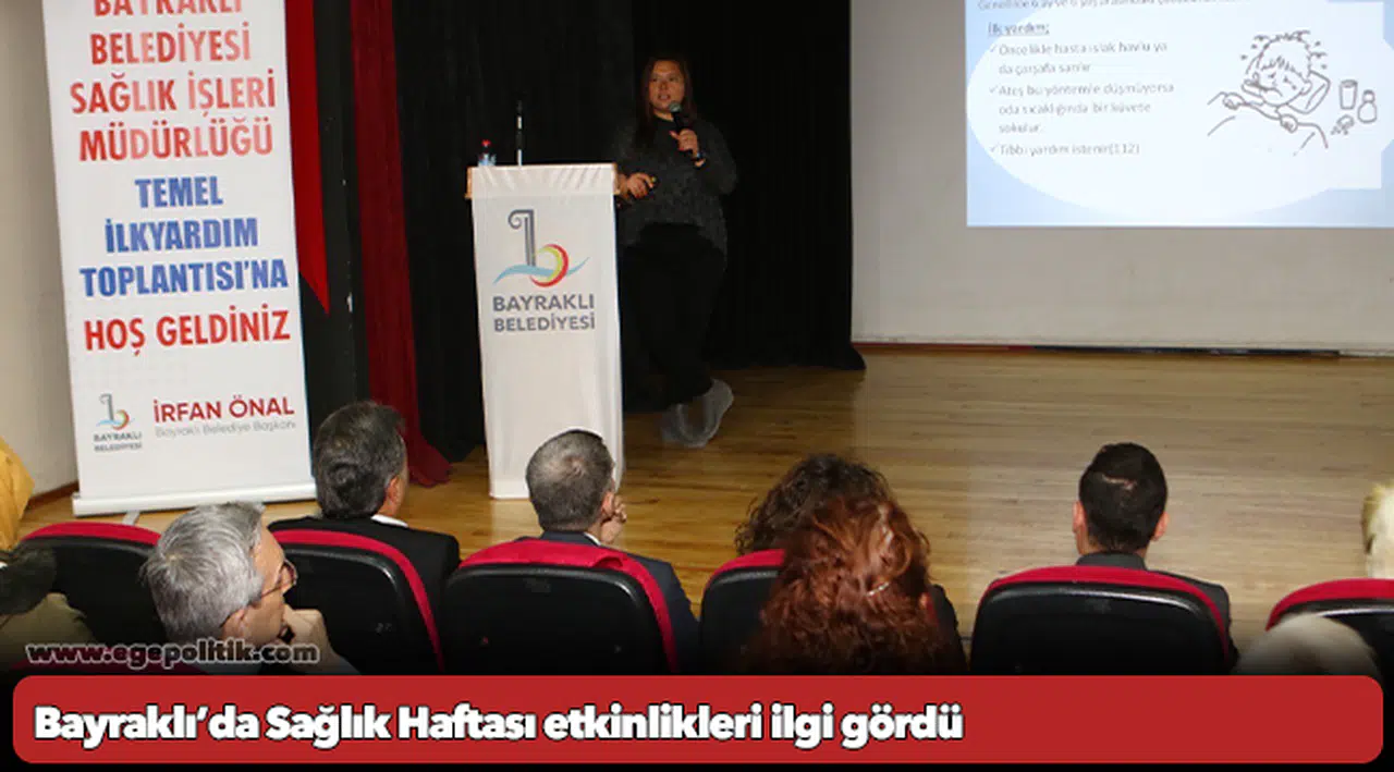 Bayraklı’da Sağlık Haftası etkinlikleri ilgi gördü