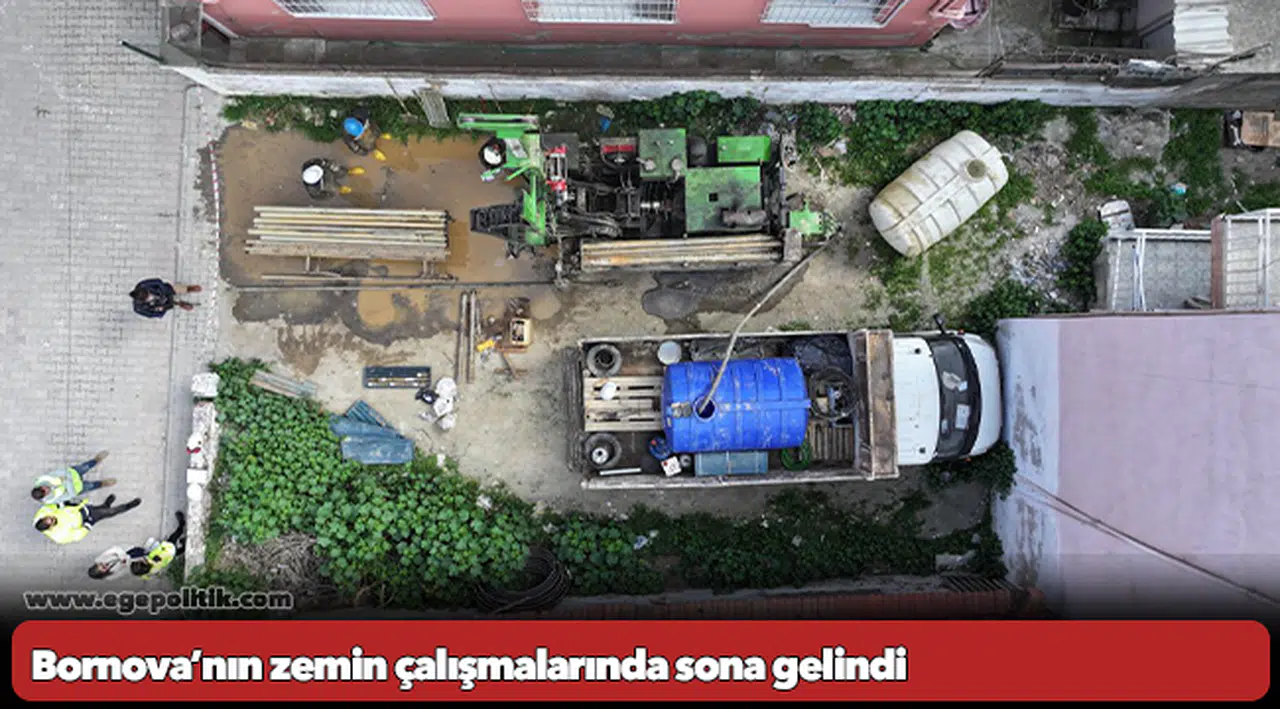 Bornova’nın zemin çalışmalarında sona gelindi