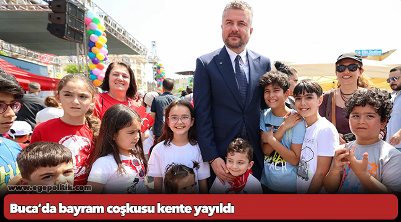 Buca’da bayram coşkusu kente yayıldı