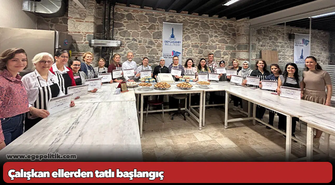 Çalışkan ellerden tatlı başlangıç