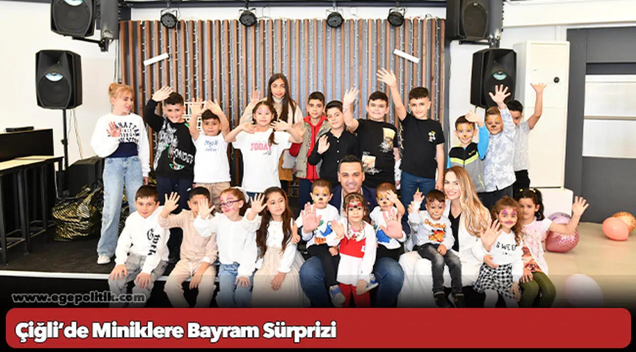 Çiğli’de Miniklere Bayram Sürprizi