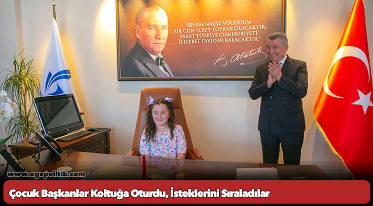 Çocuk Başkanlar Koltuğa Oturdu, İsteklerini Sıraladılar
