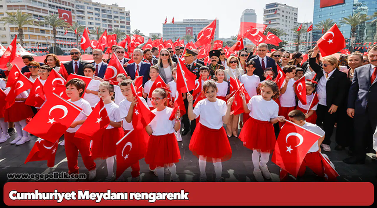 Cumhuriyet Meydanı rengarenk