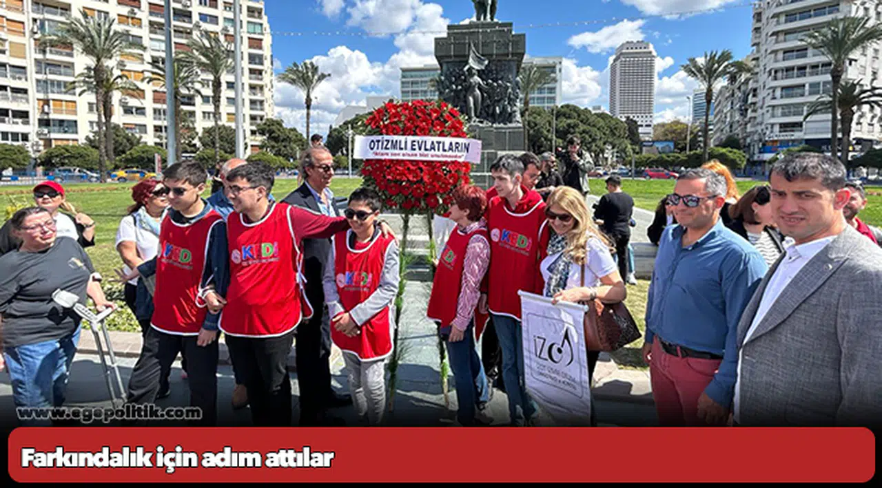 Farkındalık için adım attılar