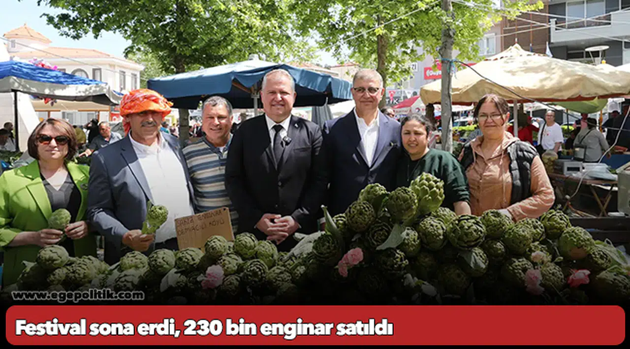 Festival sona erdi, 230 bin enginar satıldı Gelen Kutusu