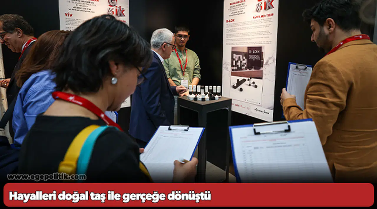Hayalleri doğal taş ile gerçeğe dönüştü