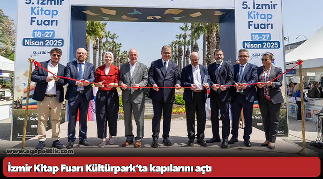 İzmir Kitap Fuarı Kültürpark’ta kapılarını açtı