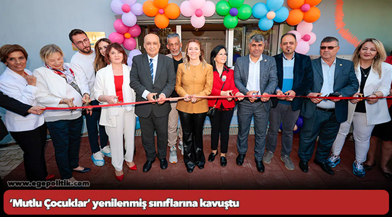 ‘Mutlu Çocuklar’ yenilenmiş sınıflarına kavuştu