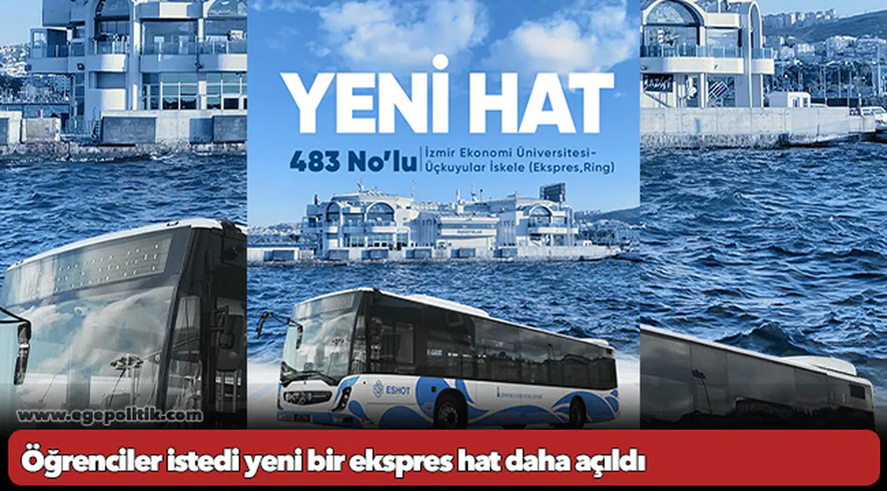 Öğrenciler istedi yeni bir ekspres hat daha açıldı