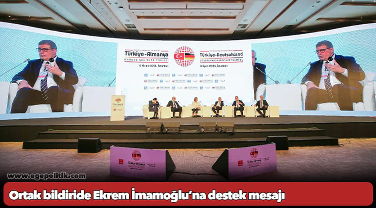 Ortak bildiride Ekrem İmamoğlu’na destek mesajı
