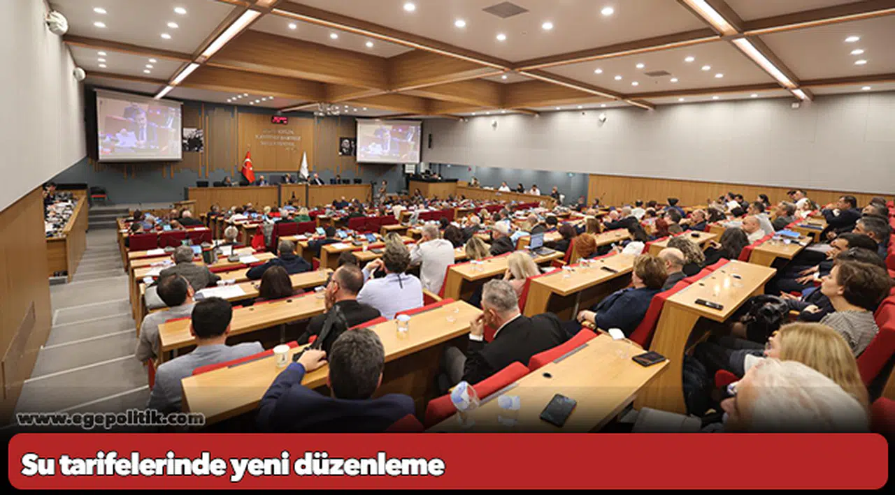 Su tarifelerinde yeni düzenleme