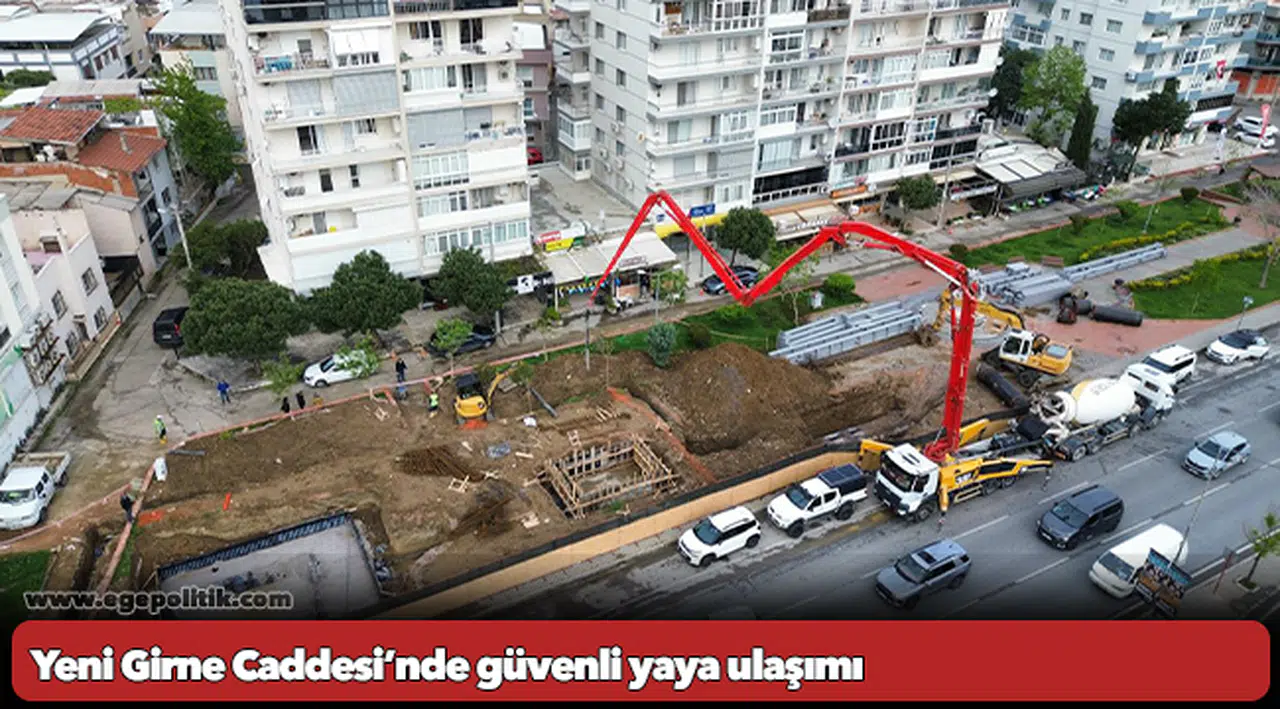 Yeni Girne Caddesi’nde güvenli yaya ulaşımı