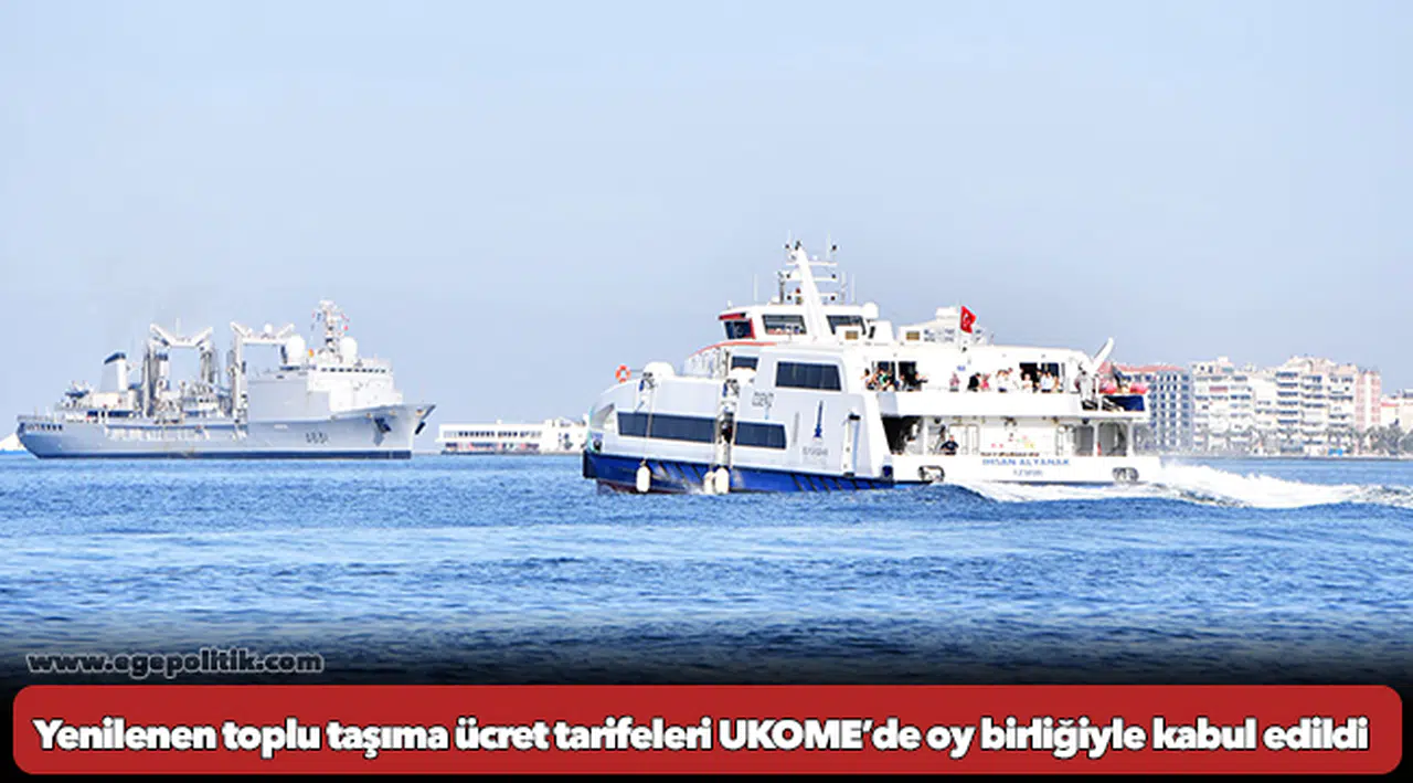 Yenilenen toplu taşıma ücret tarifeleri UKOME’de oy birliğiyle kabul edildi