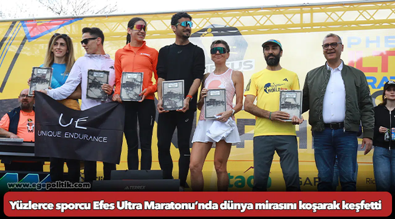 Yüzlerce sporcu Efes Ultra Maratonu’nda dünya mirasını koşarak keşfetti
