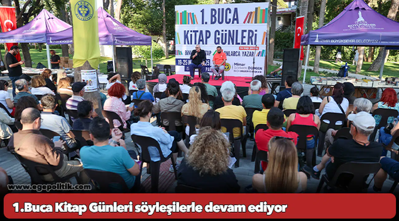 1.Buca Kitap Günleri söyleşilerle devam ediyor