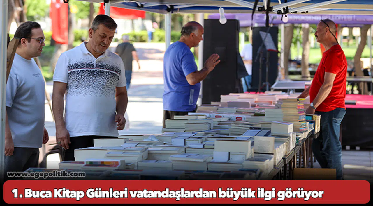1. Buca Kitap Günleri vatandaşlardan büyük ilgi görüyor
