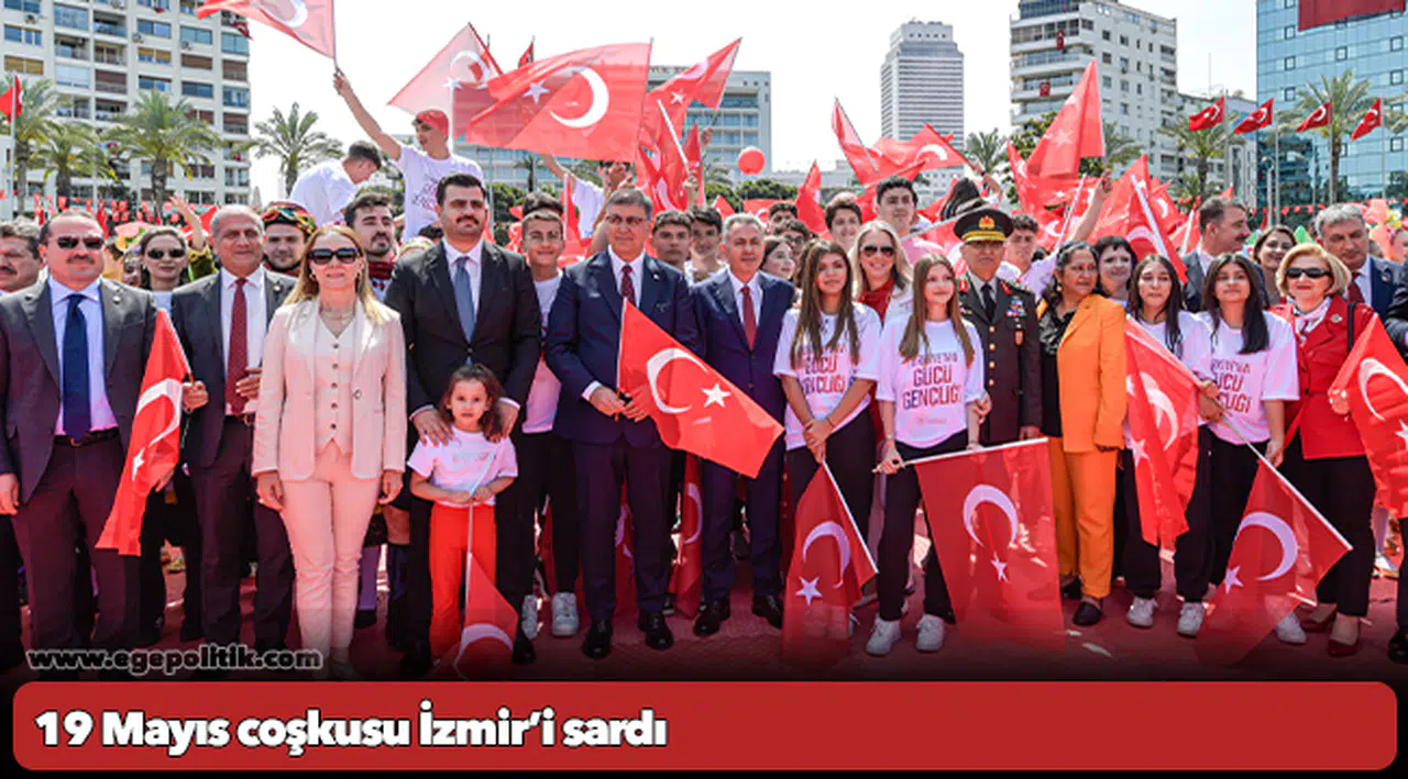 19 Mayıs coşkusu İzmir’i sardı