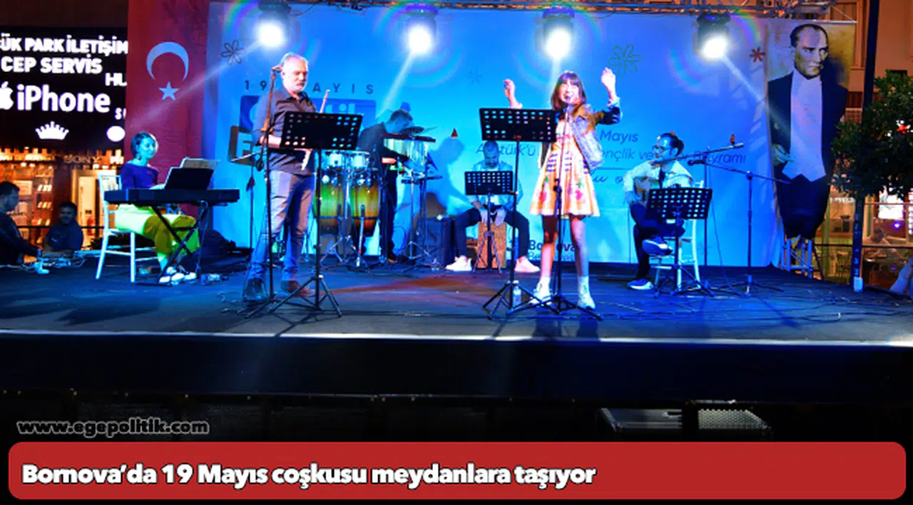 Bornova’da 19 Mayıs coşkusu meydanlara taşıyor