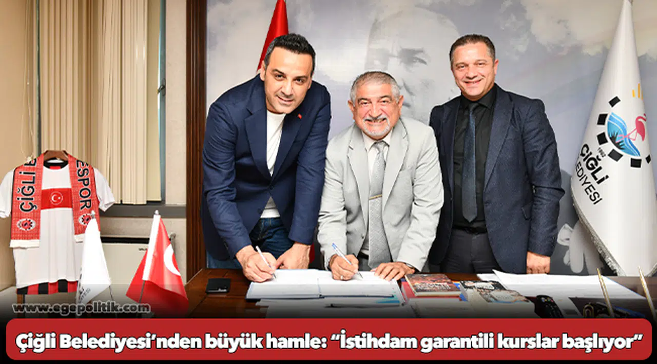 Çiğli Belediyesi’nden büyük hamle: “İstihdam garantili kurslar başlıyor”