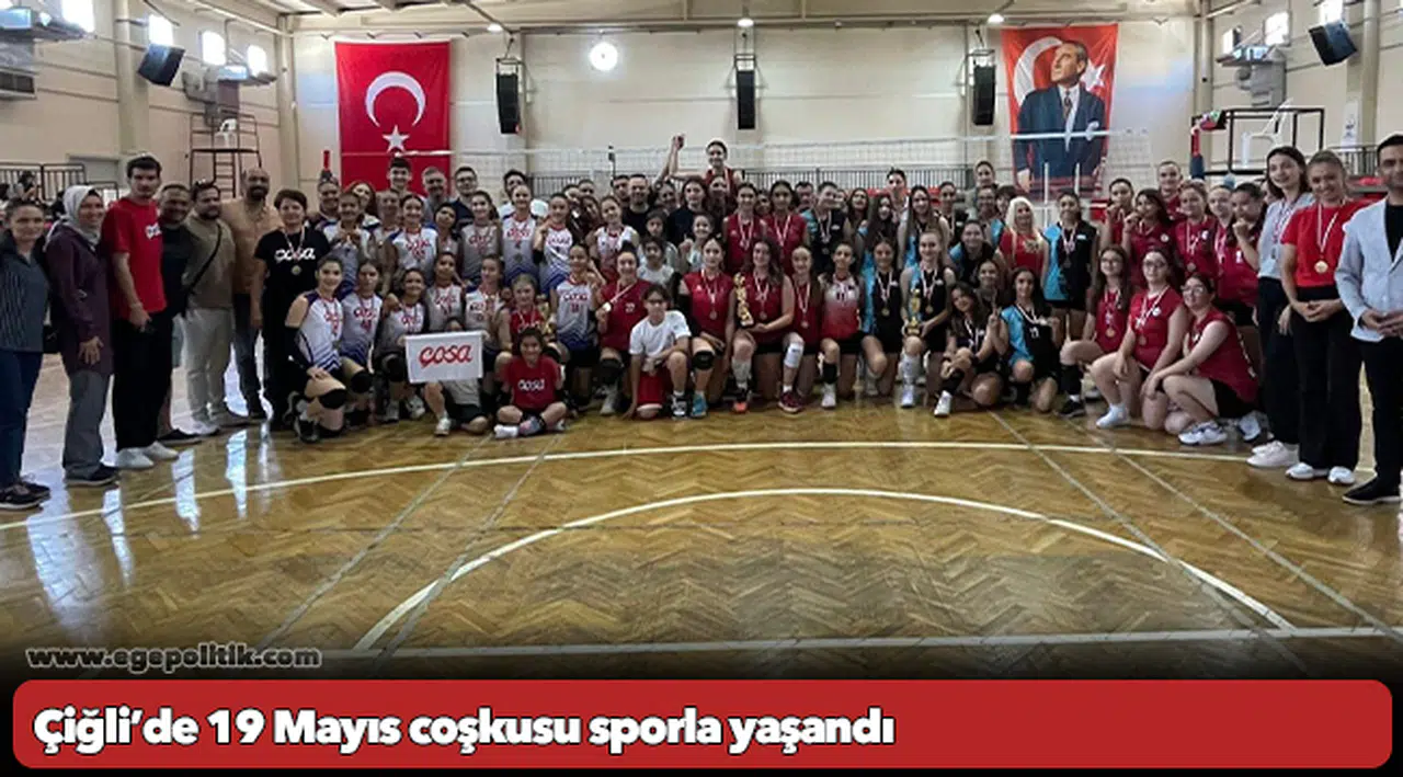 Çiğli’de 19 Mayıs coşkusu sporla yaşandı
