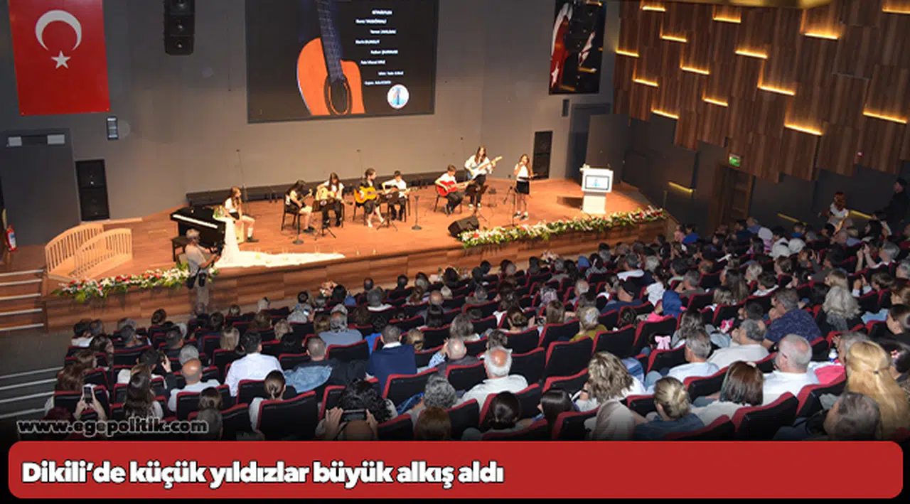 Dikili’de küçük yıldızlar büyük alkış aldı