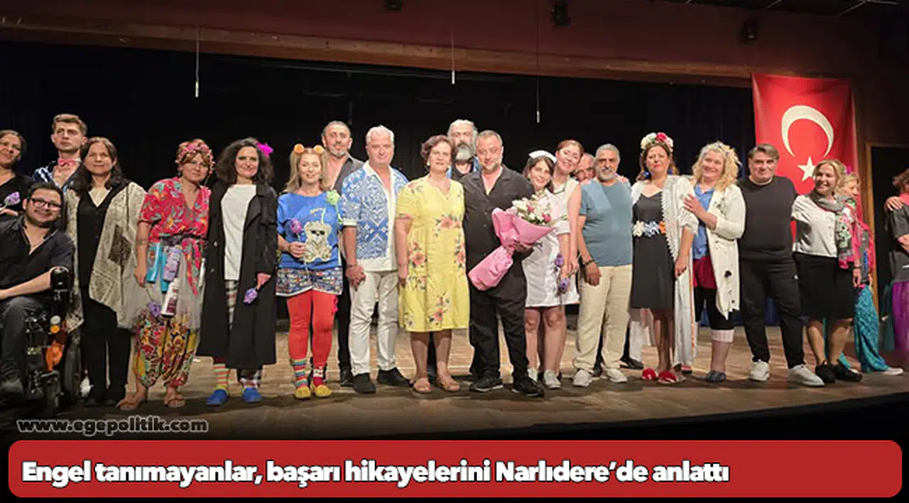 Engel tanımayanlar, başarı hikayelerini Narlıdere’de anlattı