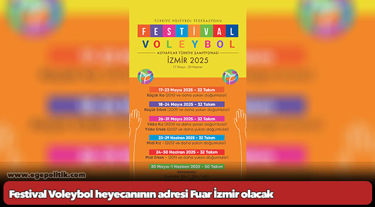 Festival Voleybol heyecanının adresi Fuar İzmir olacak