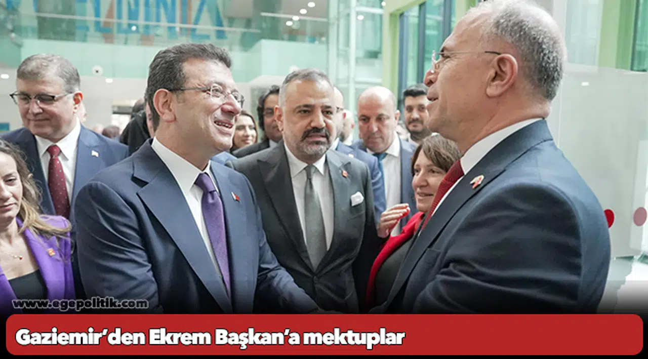 Gaziemir’den Ekrem Başkan’a mektuplar