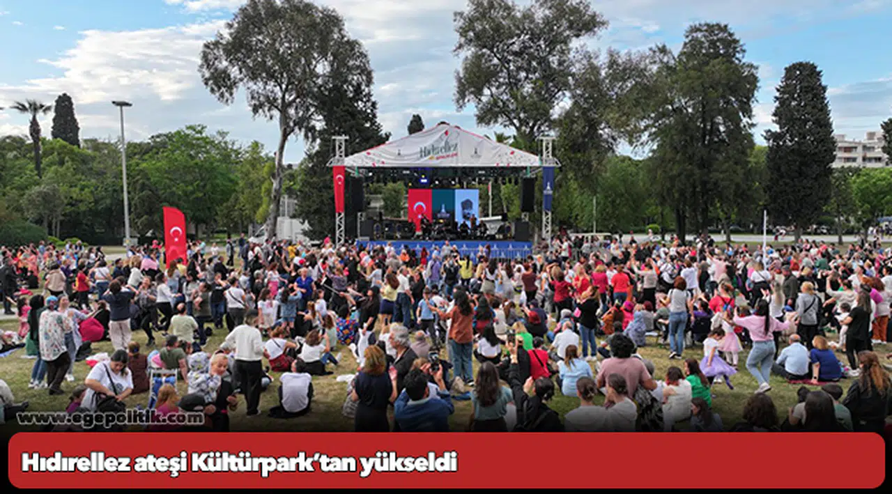 Hıdırellez ateşi Kültürpark’tan yükseldi