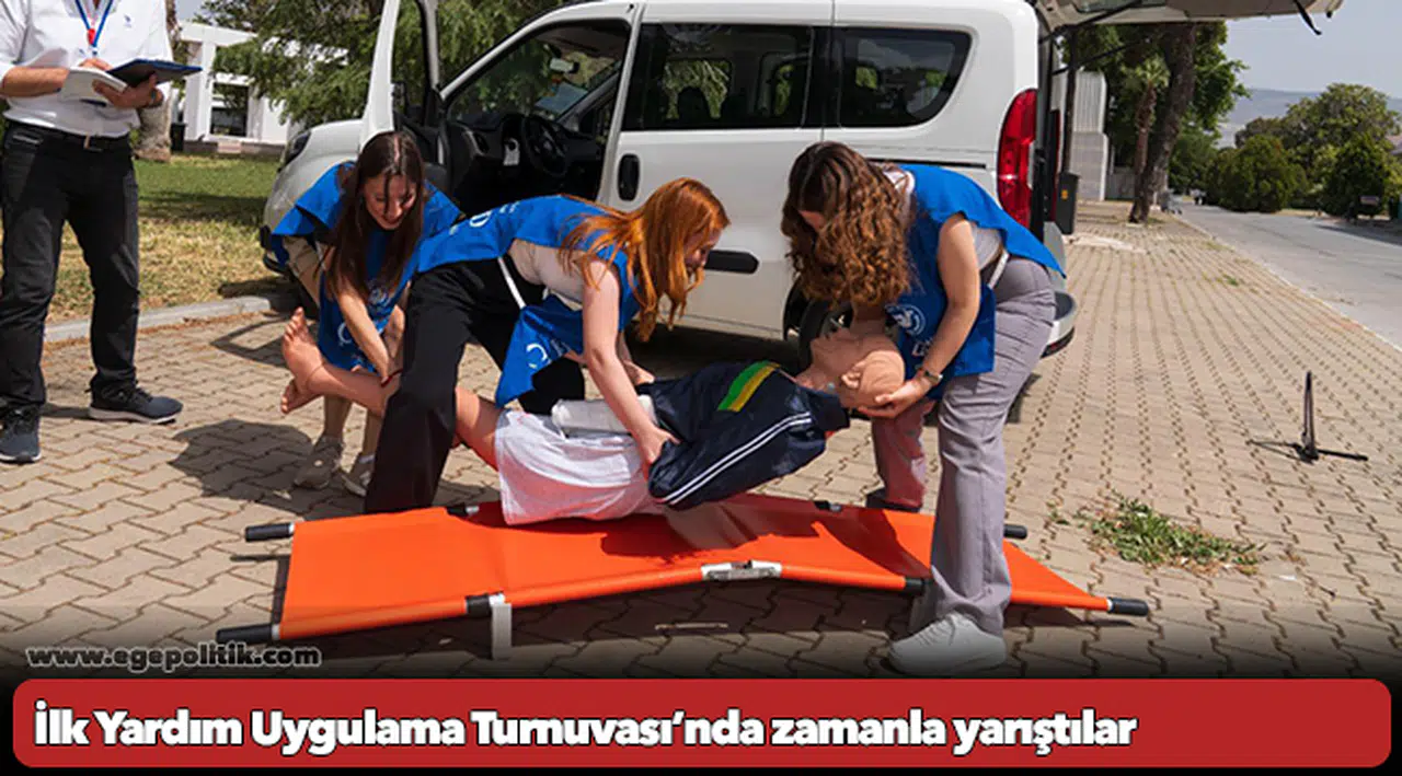 İlk Yardım Uygulama Turnuvası’nda zamanla yarıştılar