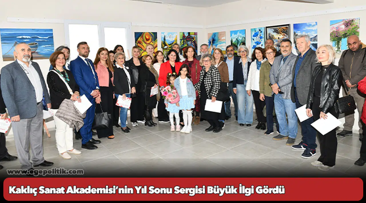Kaklıç Sanat Akademisi’nin Yıl Sonu Sergisi Büyük İlgi Gördü