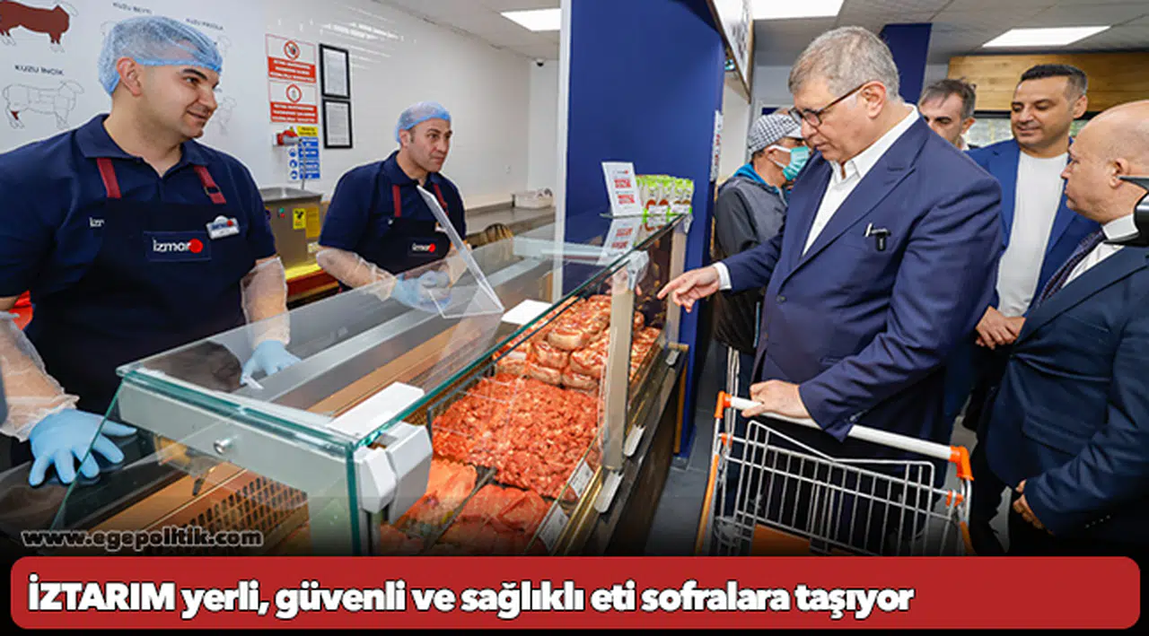 Ödemiş Et Entegre Tesisi’nde günde 120 büyükbaş hayvan işleniyor