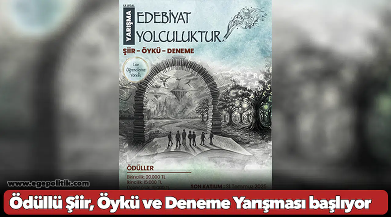 Ödüllü Şiir, Öykü ve Deneme Yarışması başlıyor