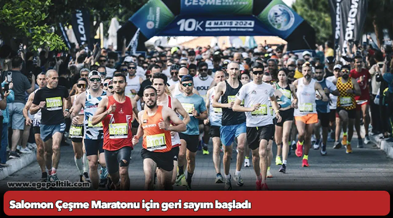 Salomon Çeşme Maratonu için geri sayım başladı