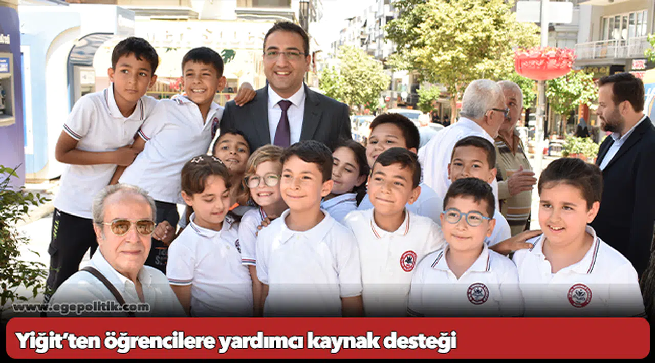 Yiğit’ten öğrencilere yardımcı kaynak desteği