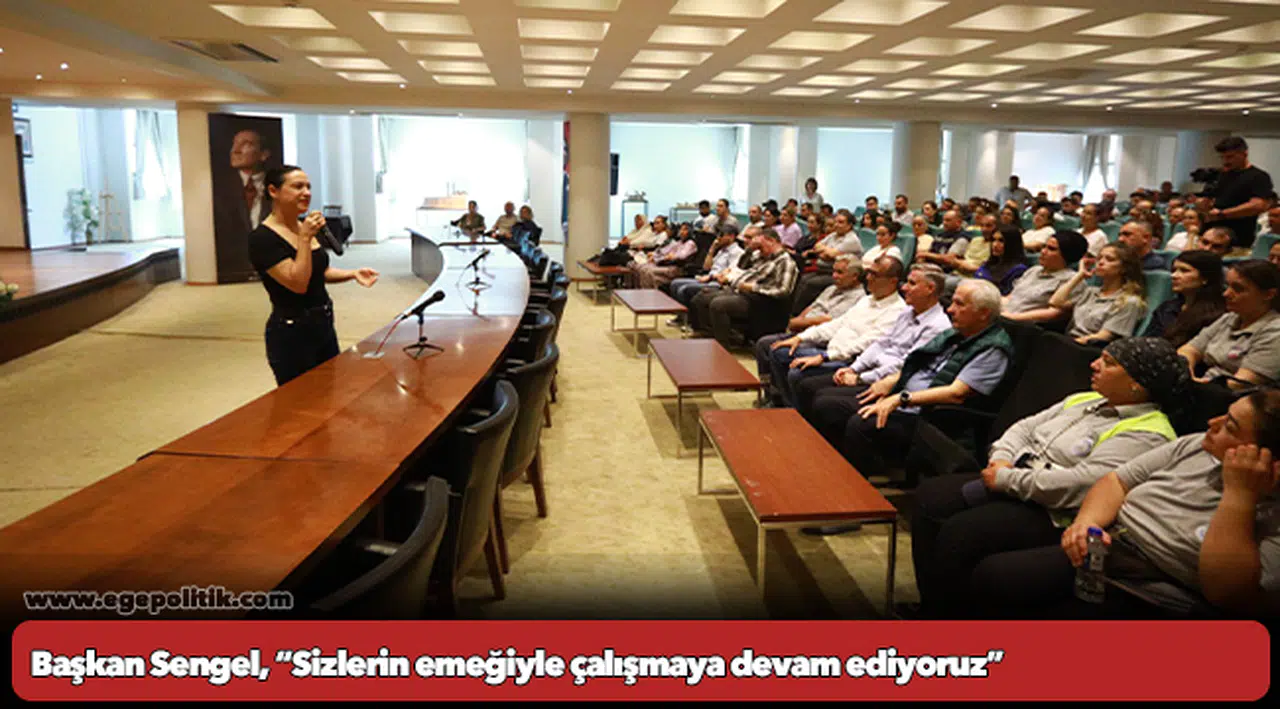 Başkan Sengel, “Sizlerin emeğiyle çalışmaya devam ediyoruz”