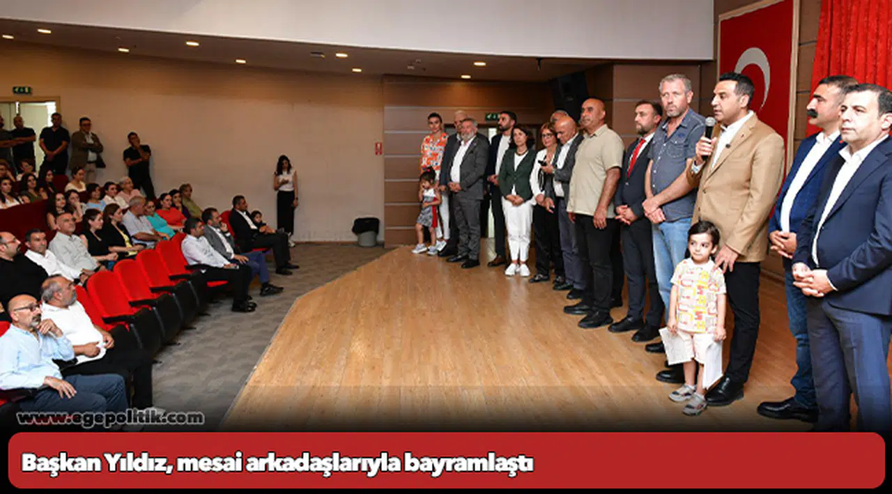 Başkan Yıldız, mesai arkadaşlarıyla bayramlaştı