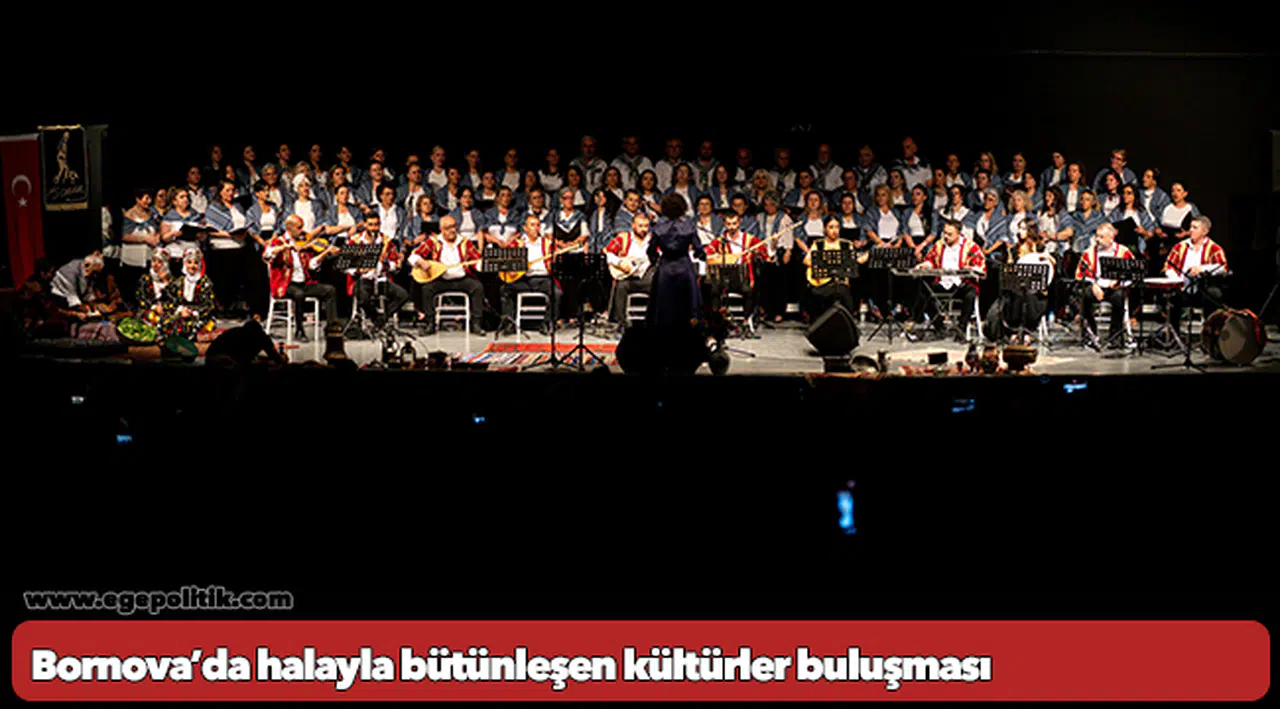 Bornova’da halayla bütünleşen kültürler buluşması