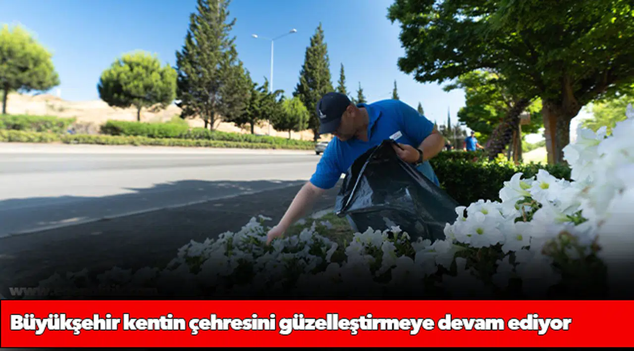 Büyükşehir kentin çehresini güzelleştirmeye devam ediyor