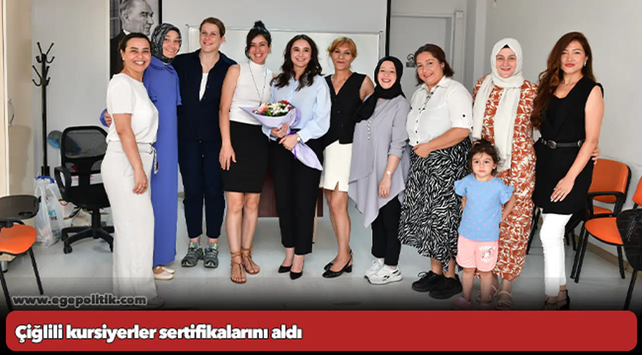 Çiğlili kursiyerler sertifikalarını aldı