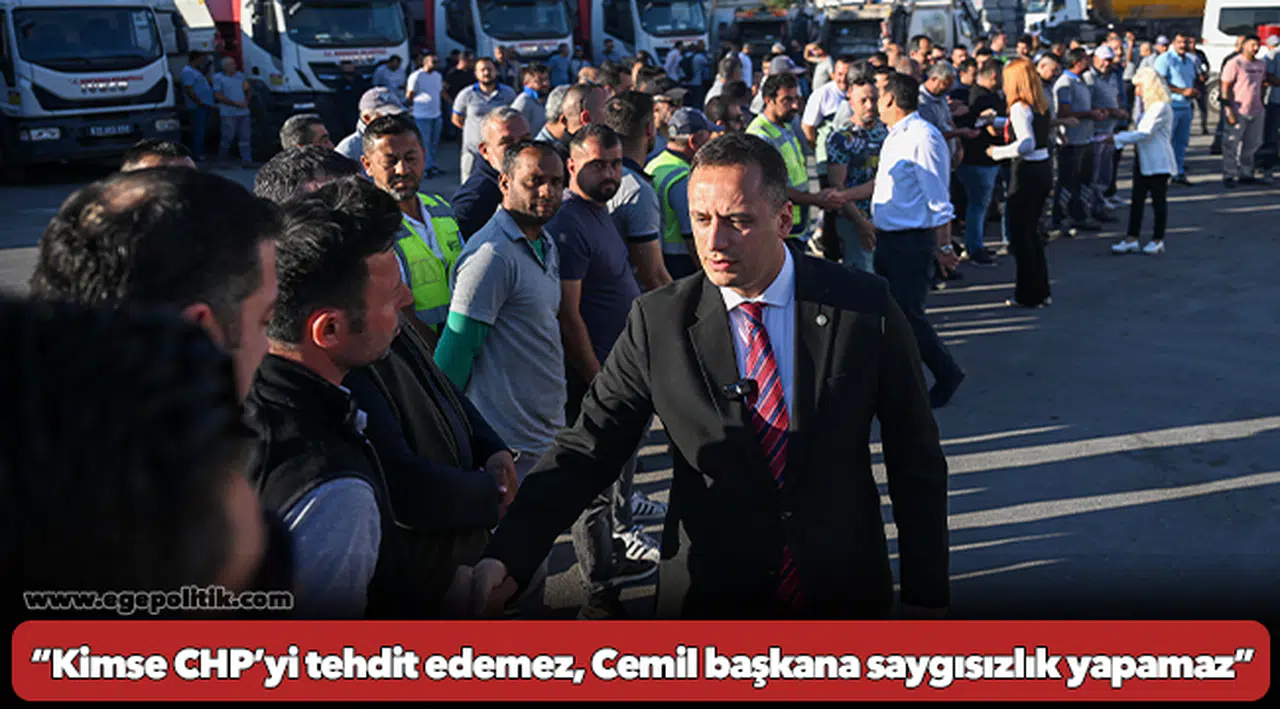 Eşki’den sendika temsilcilerine uyarı:  “Kimse CHP’yi tehdit edemez, Cemil başkana saygısızlık yapamaz”