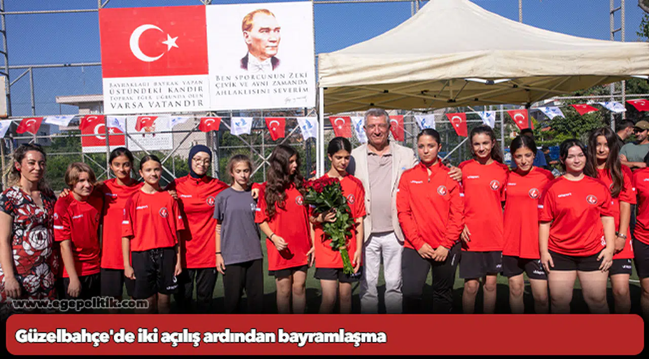 Güzelbahçe'de iki açılış ardından bayramlaşma