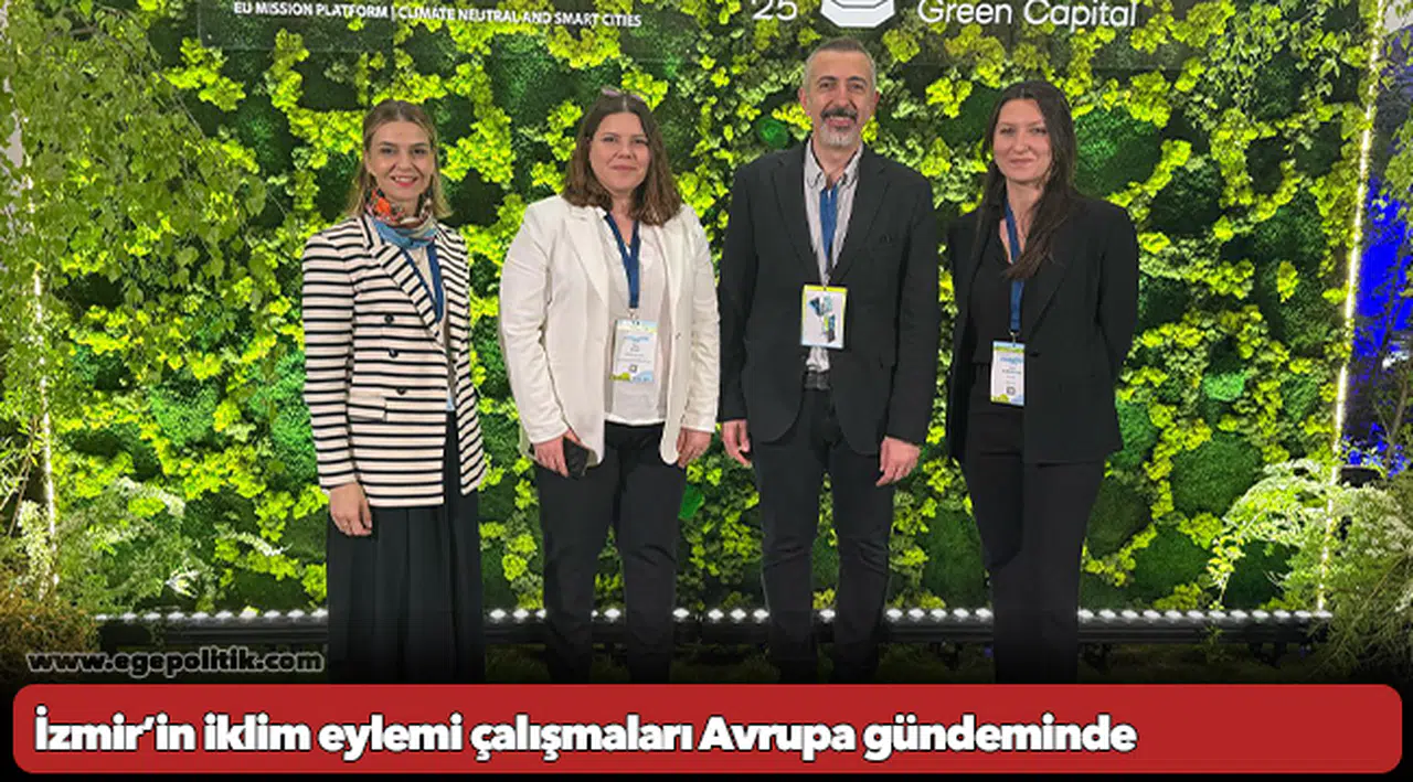 İzmir’in iklim eylemi çalışmaları Avrupa gündeminde