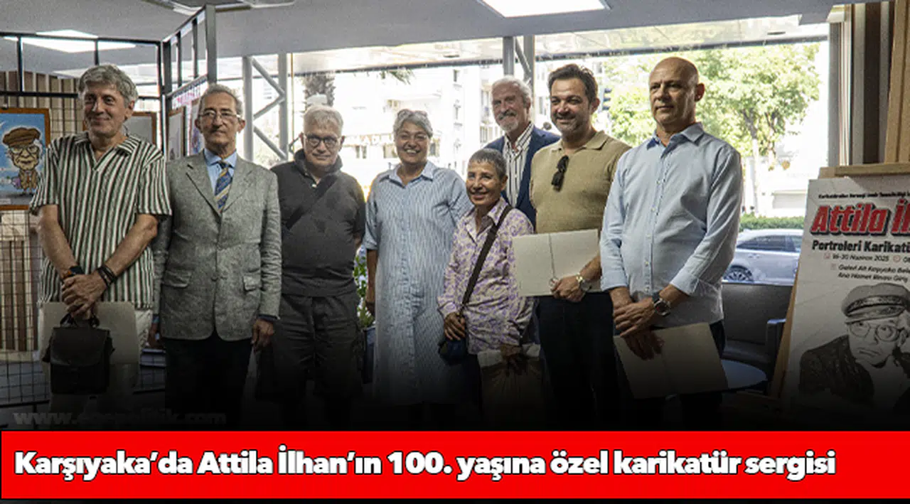 Karşıyaka’da Attila İlhan’ın 100. yaşına özel karikatür sergisi