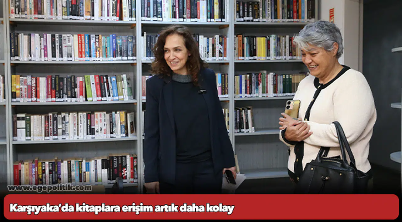 Karşıyaka’da kitaplara erişim artık daha kolay