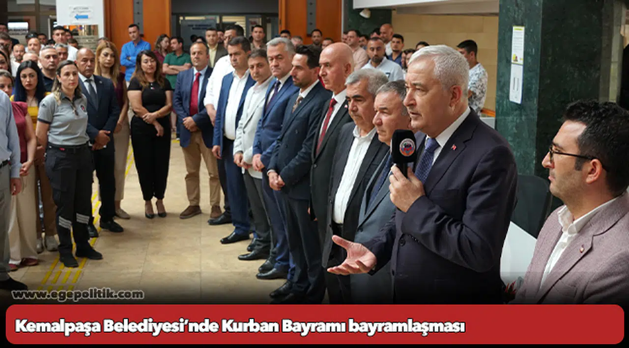 Kemalpaşa Belediyesi’nde Kurban Bayramı bayramlaşması