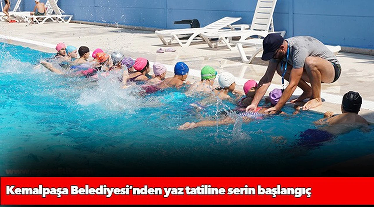 Kemalpaşa Belediyesi’nden yaz tatiline serin başlangıç