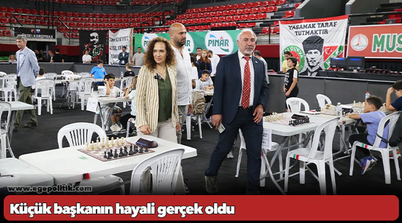 Küçük başkanın hayali gerçek oldu