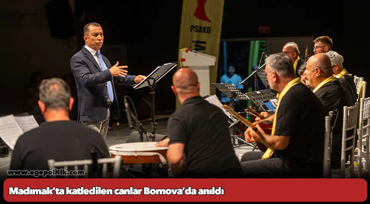 Madımak’ta katledilen canlar Bornova’da anıldı