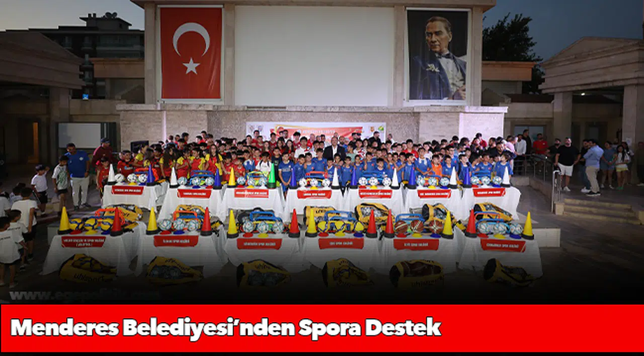 Menderes Belediyesi’nden Spora Destek